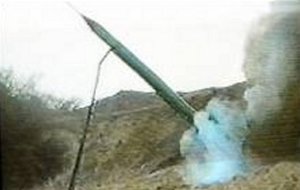 Una rampa di lancio dei missili Katyuscia